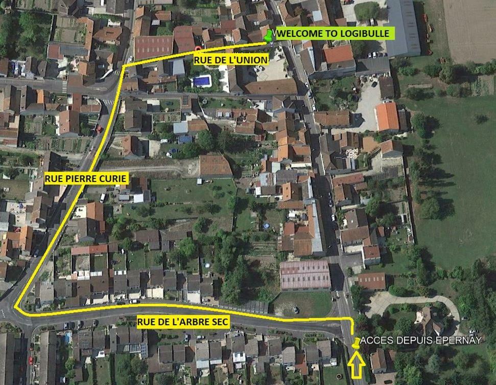 "Logibulle" Villa Mardeuil Exterior foto